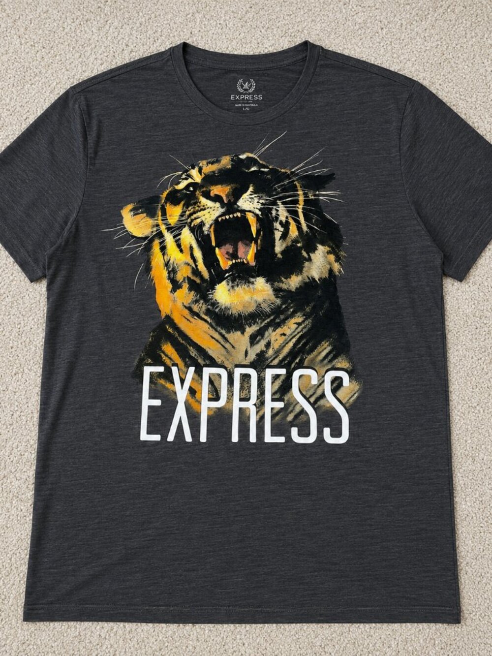 Express Mens Short Sleeve Graphic Tee - Picture 2 of 2